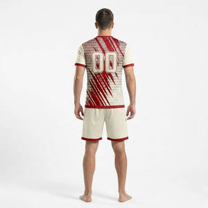 เสื้อฟุตบอลแบบซับลิเมชั่นเต็มตัว ออกแบบเองได้ พิมพ์โลโก้ สำหรับชุดฟุตบอลชาย - Product Image 2