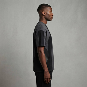 Camiseta Oversize de Algodón Puro de 180 Gramos, Estilo Hip Hop, Corte Cuadrado, Dos Tonos, con Logotipo Personalizado para Hombre, ¡Oferta! - Product Image 6