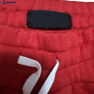 Cotton Fleece Men's Mid Shorts 240g Solid Front-Quick Dry Breathable Eco-Friendly Drawstring Embroidery Casual Private Label - Product Image 5
