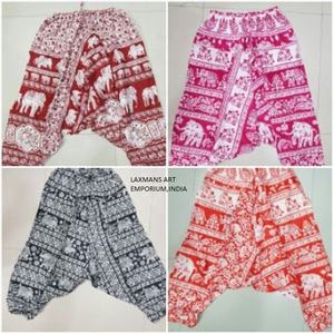 Hot Popular New Model 2024 <b>Ladies</b> Summer Fashion Harem <b>Pajamas</b>/Pants Wholesale From India - Product Image 1