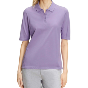 เสื้อโปโลผู้หญิงแบบสั่งทำพิเศษ OEM ทรงพอดีตัว ระบายอากาศได้ดี ผลิตจากผ้าฝ้ายผสมโพลีเอสเตอร์ แห้งเร็ว น้ำหนักเบา เหมาะสำหรับใส่ทำงานและใส่ลำลอง - Product Image 1
