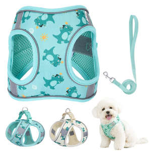 Arnés de Perro Ajustable, Transpirable, Resistente, de Lujo, con Malla Suave y Reflectante, Sin Tirones, Nuevo - Product Image 1