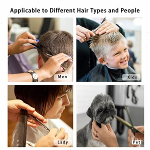 Ciseaux de barbier professionnels en acier inoxydable de haute qualité pour la coiffure et la coupe de cheveux en salon, vente en gros - Product Image 4