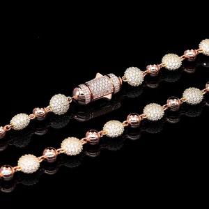 Collier en argent 925 personnalisé, bijoux hip-hop, pendentif personnage de dessin animé Cosmo Wanda, chaîne à billes en or rose pour hommes - Product Image 6