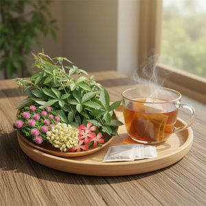 Thé aux herbes mélangées de qualité supérieure My Nuong Beauty, favorise la santé utérine avec de la Centella Asiatica, 40 sachets de thé par boîte - Product Image 1