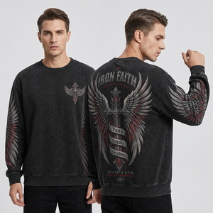 Sudadera Personalizada Transpirable para Motociclistas con Bolsillos Extraíbles para Armaduras, Manga Larga, Felpa de Polialgodón / Felpa Francesa - Product Image 1