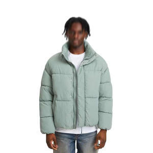 Chaqueta acolchada con cremallera y logotipo personalizado para hombre, abrigo de plumón, nueva chaqueta acolchada a precio económico, chaquetas cálidas de invierno para hombre - Product Image 2