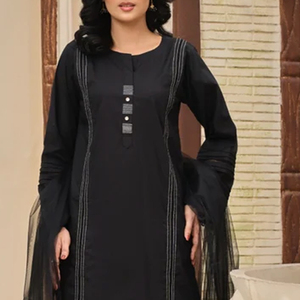 Costume en coton avec dupatta, nouvelle arrivée, sur mesure, designer pakistanais 2026, robe pour femme en 3 pièces - Product Image 6