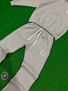 Conjunto Deportivo Casual Personalizado al por Mayor para Hombre, con Cuello Alto, de Forro Polar, 2 Piezas, Sudadera y Pantalones Deportivos, Conjunto para Estar en Casa - Product Image 2