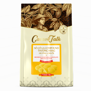 Factory OEM/ODM Wholesale High Quality Bulk Banana Compound Chocolate Button Cocoa 1KG Bakery Biscuit Cookies HALAL Hot Selling - Product Image 1