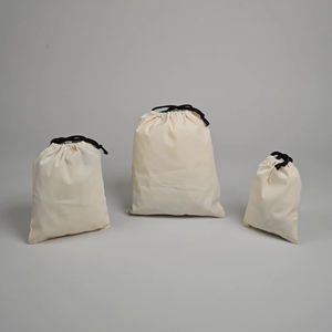 Bolsa Cosmética de Lona de Algodón Ecológica PFIVE al por Mayor, Estuche de Moda con Cremallera, Estampado de Logotipo Personalizado y Patrón de Hilo - Product Image 1