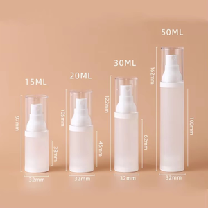 15ML20ML30ML50ML Portable Airless Pump Frosted PP Plastic <b>Dispenser</b> <b>Bottles</b> for Serums Lotions Toners & Sprays - Product Image 6