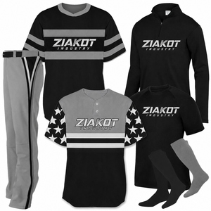 Uniforme de Béisbol ZIAKOT Industry, Nuevo Diseño de Alta Calidad, Sublimado, 100% Poliéster, Absorbente de Humedad, para Adultos - Product Image 1