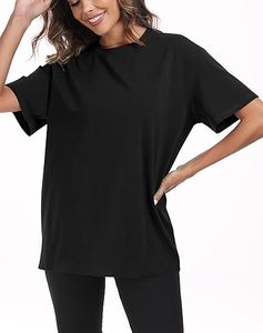 Camiseta de Algodón 100% Ecológica para Mujer, de Cuello Redondo, Transpirable, de Secado Rápido, Antiarrugas, con Diseños Personalizados y Lavado Ácido - Product Image 6