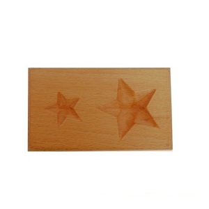 JIPSY Bloc de façonnage en bois dur à 4 cavités en forme d'étoile pour la création de bijoux, outils et équipements de bijouterie - Product Image 1