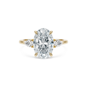 แหวนคามิลล่า ทองคำแท้ 24-14K ประดับเพชรทรงรี (4.74 กะรัต) รับรองโดย IGI แหวนหมั้นหรูหราสำหรับผู้หญิง - Product Image 5