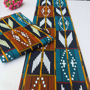 Libya ผ้าฝ้ายพิมพ์ลายขี้ผึ้งแอฟริกันและอังการาหรูหราออกแบบได้เองสำหรับชุดแต่งงานแฟชั่นชุดปาร์ตี้และตกแต่งบ้าน - Product Image 1