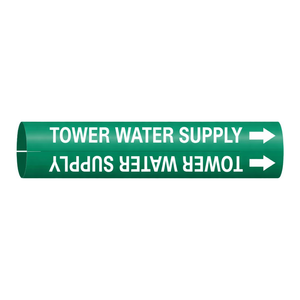 Marcador de Tuberías Flexible Brady Snap-On para Líneas de Refrigeración y Suministro de Agua - Product Image 1