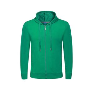 Sudadera con capucha seca al sol de 100% algodón 320 Gsm de alta calidad, cremallera personalizada, Color liso, sudaderas con capucha en blanco teñidas de punto de alta calidad para otoño - Product Image 3