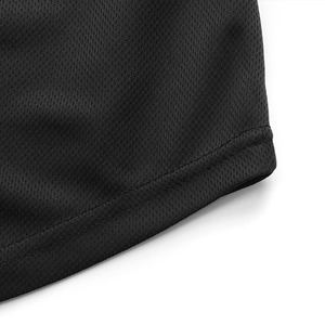 Unisex Black <b>Baseball</b> Jersey Short Sleeve Button Front Moisture Wicking Solid Color Adult Regular Fit - Product Image 4