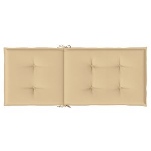 Juego de 6 Cojines para Sillas de Respaldo Alto Color Beige Melange para Uso en Exteriores - Product Image 6