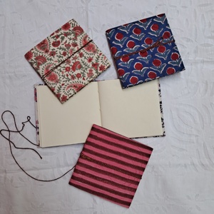 Carnet personnalisé à spirale avec couverture en tissu, pour écriture quotidienne, études créatives, bureau, voyages, 50 feuilles, impression numérique, cadeau - Product Image 1