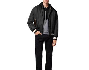 Veste de sport en satin avec logo personnalisé, veste de baseball, veste de sport décontractée pour homme, veste de sport d'extérieur - Product Image 4