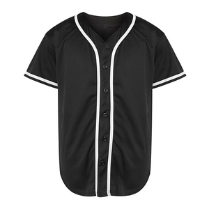 Premium Wholesale Youth Mens <b>Strip</b> Custom Baseball Jerseys Sublimated Embroidery Button Baseball Jersey - Product Image 3