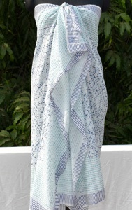 Nuevo Diseño de Sarongs Pareo de Rayón, Pintados a Mano, Hechos Originalmente en Bali por Artesanos Balineses, Traje de Baño para Mujer 202s - Product Image 4