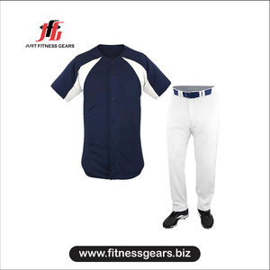 Conjunto de Camiseta de Béisbol para Hombre, Manga Corta, Pantalones a Rayas, Transpirable, Poliéster, Ropa para Todas las Temporadas - Product Image 1