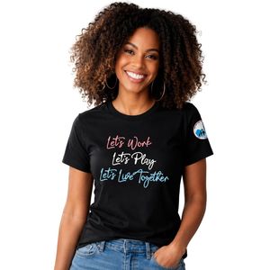 T-shirt à manches courtes et col rond, décontracté, pour homme et femme, style streetwear, vêtements confortables pour tous les jours - Product Image 1