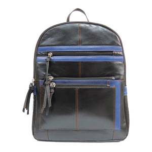 Chất lượng cao của nam giới thời trang da chính hãng Ba lô với dây kéo đóng cửa Giá cả hợp lý bởi Ấn Độ xuất khẩu - Product Image 1