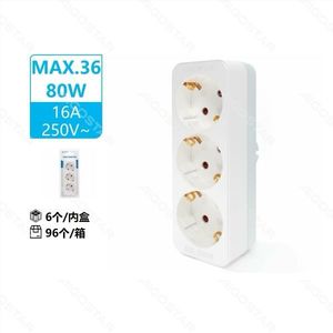 Adattatore di conversione tedesco 1A3 16A Max 80W 250V per uso elettrico - Product Image 1