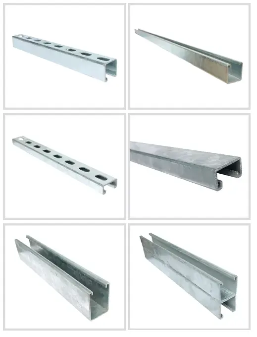 Steel profiles china perforated channels c-channel c section purlins cold rolled c channel steel roof truss