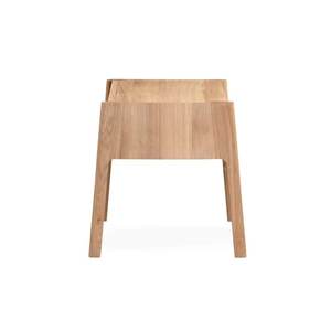 Table de chevet en teck massif de haute qualité avec tiroir pour hôtel de villégiature, fabricant de meubles OEM ODM - Product Image 3