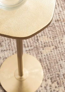 Sleek Cast Aluminum <b>Bar</b> <b>Table</b> Slim Pedestal Design Round Top Stable Base Minimal Profile Durable Finish Contemporary Accent - Product Image 4