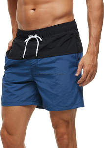 Maillot de bain de plage décontracté à séchage rapide pour homme avec short de plage doublé en maille imprimé sur le devant avec poches 1 pièce - Product Image 6