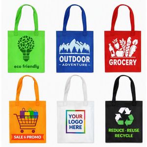 Bolsas de Compras NewDaily, Bolsa No Tejida (Sellado Ultrasónico) - Tamaño S, Perfecta para Promociones, Resistente al Agua y Fácil de Mantener - Product Image 1