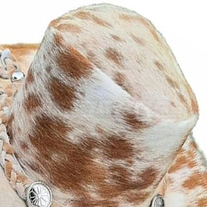 Sombrero de Vaquero de Cuero, Material de Cuero Duradero, Estilo Vintage, Construcción Resistente, Uso Casual y de Moda para Exteriores - Product Image 3