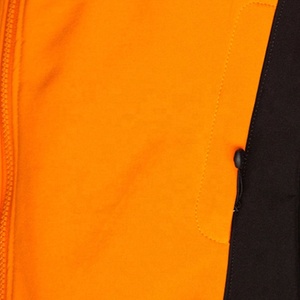 Women's Orange Hooded Fleece Jacket Windproof Zip Up Outdoor <b>Coat</b> for Hiking Autumn Winter Wear Women Softshell Jacket - Product Image 4