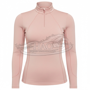เสื้อชั้นในสำหรับขี่ม้าแขนยาวสำหรับผู้หญิง ช่วยพยุงหลัง เหมาะสำหรับการฝึกซ้อมและการขี่ม้า เสื้อผ้าสำหรับนักขี่ม้า เสื้อสำหรับออกกำลังกาย - Product Image 1