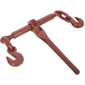 Cinghie di Fissaggio a Cricchetto Rosse Resistenti da 3/8''-1/2'' (Confezione da 4) con Ganci G70 da 9200 libbre di Carico di Lavoro e Lunghezza Regolabile - Product Image 6