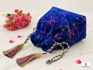Premium Multicolor Foil Printed Velvet Fabric Fashion Apparel Dresses Garments Home Decor Textile Material - Product Image 4