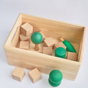 Panier de rangement moderne en bois durable, organisateur décoratif avec poignées robustes et dimensions personnalisées pour la maison, les cadeaux et la vente au détail - Product Image 3