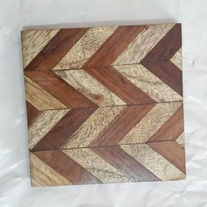 Nórdico al por mayor personalizado de madera maciza agua súper absorbente taza de papel impreso ancla cerveza posavasos coche posavasos para bebida - Product Image 6