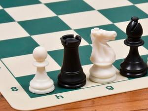 Jeu d'échecs en plastique série Wholesale Club, pièces légères de 3,8 pouces, au meilleur prix - Product Image 5