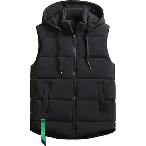 Chaleco Acolchado para Hombre, Ropa de Invierno, Chaquetas sin Mangas Acolchadas, Ropa de Calle para Exteriores, Chalecos Acolchados de Moda - Product Image 2