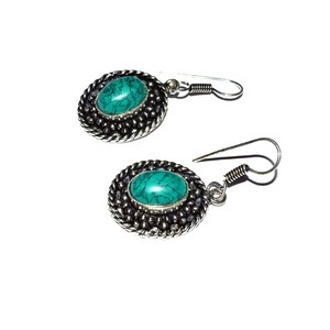 Pendientes curativos de malaquita, compra en línea de ágata Natural - Product Image 2