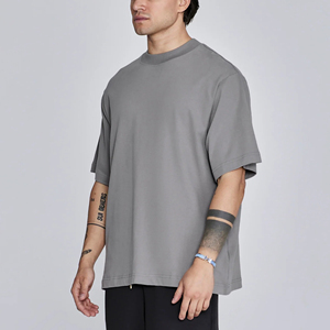 Camiseta de Alta Calidad con Logotipo Personalizado, 210 g/m², 100% Algodón, Corte Holgado, Estilo Hip Hop, Ecológica, Tallas Grandes, para Hombre - Product Image 5