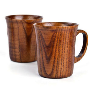 Taza de Café de Madera Hecha a Mano, Forma Redonda, Decoración Rústica para el Hogar, Artesanía Natural Ecológica - Product Image 5
